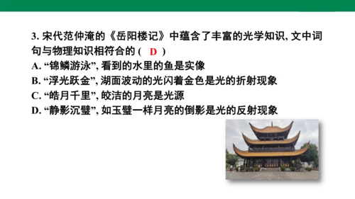 人教版八年级上册物理全章复习训练：5.6 章末综合（19页ppt）
