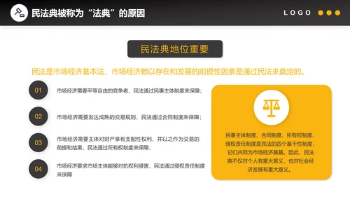 法官法律民法典PPT普法教育