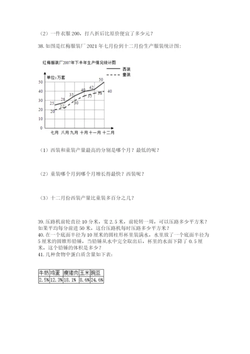 小升初数学应用题50道有精品答案.docx