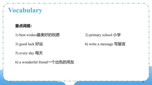 Module 9  Unit 1  Best wishes to you（课件）-六年级英语下学期同
