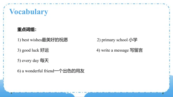 Module 9  Unit 1  Best wishes to you（课件）-六年级英语下学期同
