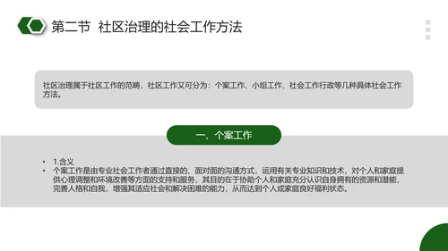 社区治理PPT模板