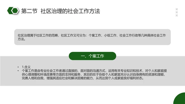 社区治理PPT模板