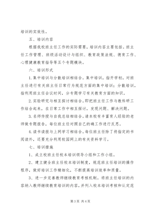 高皇小学XX年XX年度校本培训计划.docx