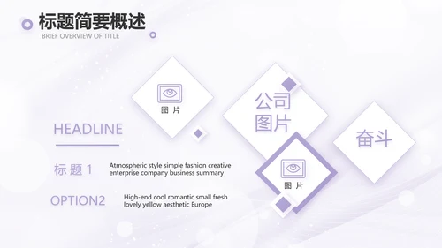 紫色梦幻医美商业计划书动态PPT