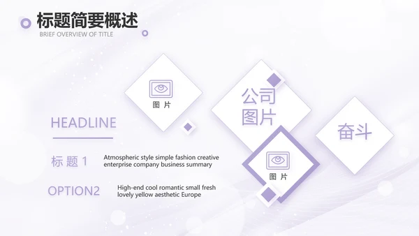 紫色梦幻医美商业计划书动态PPT