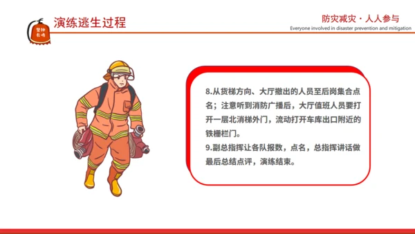 应急疏散演练消防知识通用PPT模板