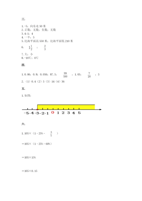 山西省【小升初】2023年小升初数学试卷附答案（综合题）.docx
