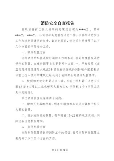 消防安全自查报告 (13).docx