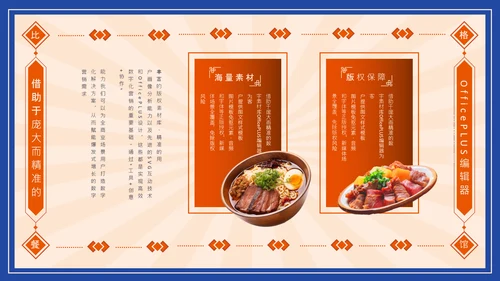 美食餐饮店铺宣传PPT