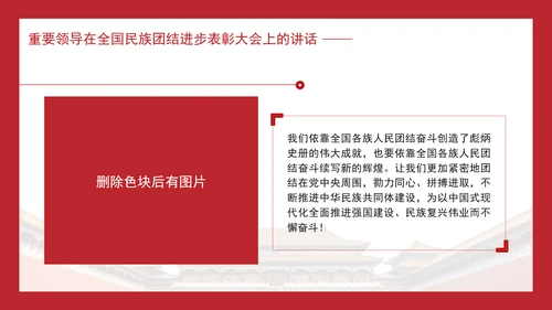 在全国民族团结进步表彰大会上的讲话内容学习PPT课件