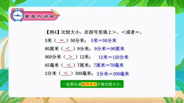 专题06：测量（复习课件）-2023-2024三年级数学上册期末核心考点集训（人教版）(共26张PP