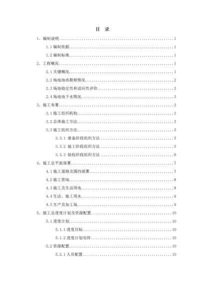 放坡和钢板桩基坑支护及开挖综合标准施工专业方案专家论证.docx