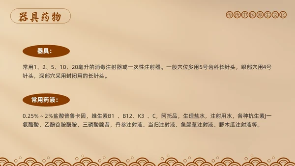 棕色简约中医适宜技术PPT模板宣传PPT动态PPT