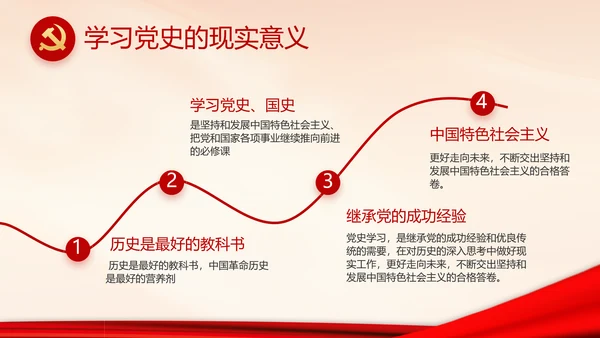 政府党支部年终工作总结汇报PPT党课
