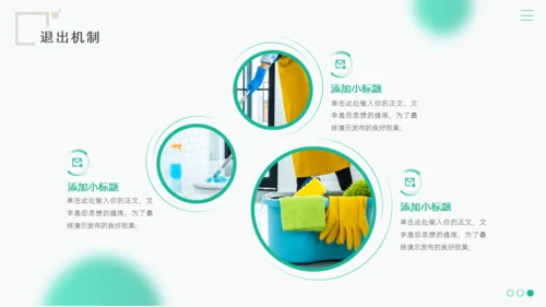 绿色家政服务项目计划书通用PPT