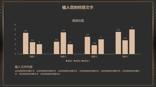 黑金商务项目总结PPT模板