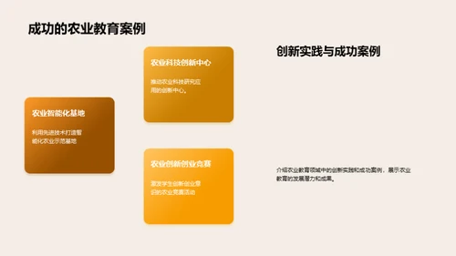 3D风农林牧渔教学课件PPT模板
