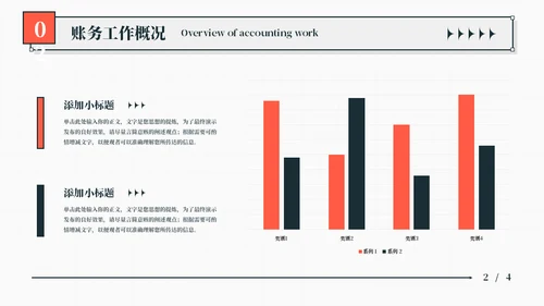 插画风财务部年终总结汇报通用PPT模板