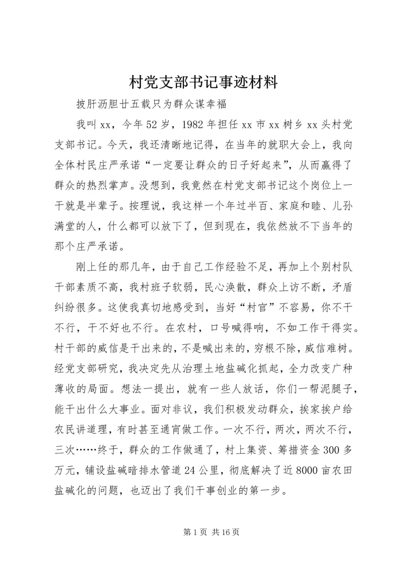 村党支部书记事迹材料 (5).docx