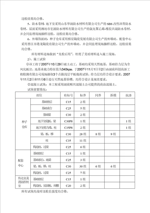 竣工验收汇报材料施工单位6页