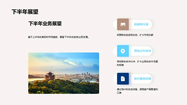 旅游业务半年盘点