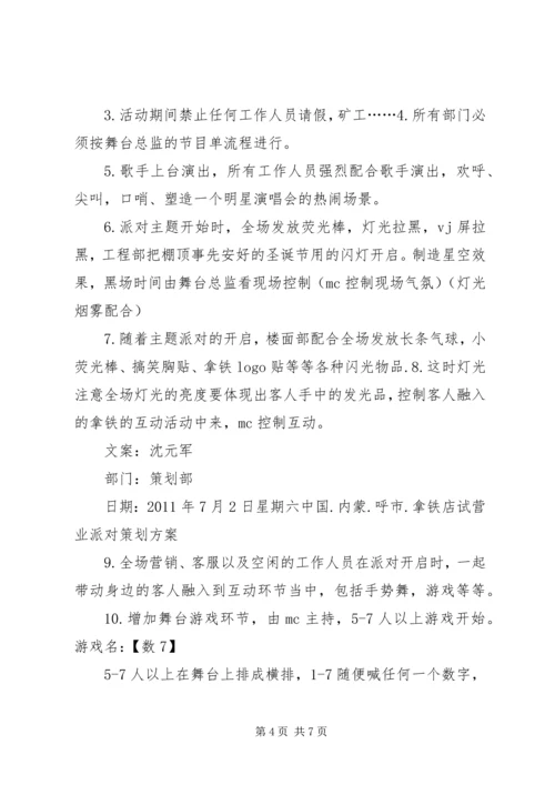 试营业活动方案.docx