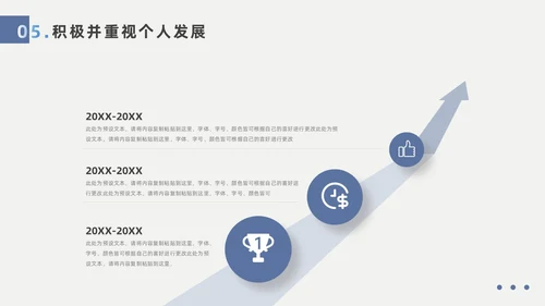 蓝色实拍风个人述职报告PPT模板