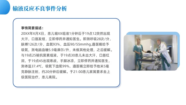 蓝色渐变色商务风护理质控工作总结共探护理质量医疗培PPT模板