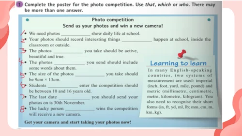 Module 11 Photos Unit 3 Language in use