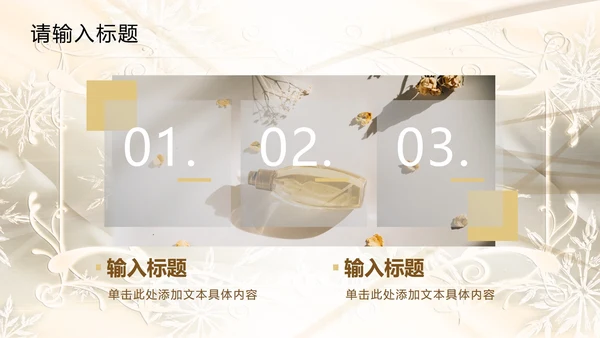 白金奢华欧式主题PPT模板