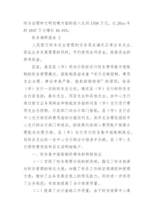 财务调研报告.docx