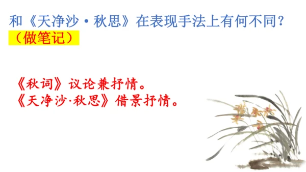 七年级上册 第六单元 课外古诗词《秋词（其一）》课件(共29张PPT)