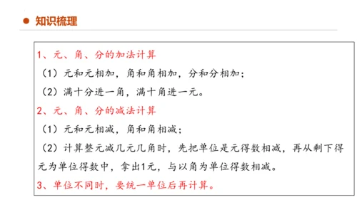 专题五：认识人民币复习课件(共24张PPT)一年级数学下学期期末核心考点集训（人教版）