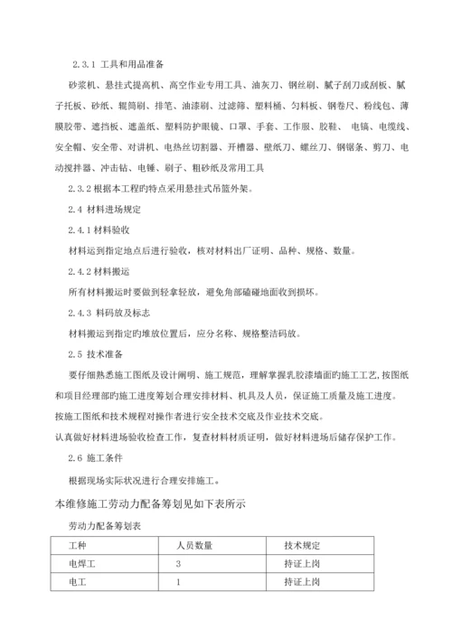 电力公司客户服务中心办公楼外墙大修-综合施工专题方案.docx