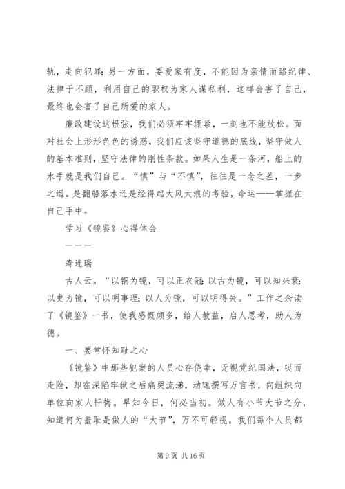 学习《镜鉴》体会 (3).docx