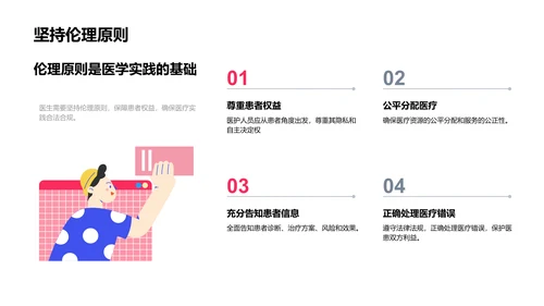 医学伦理教学PPT模板