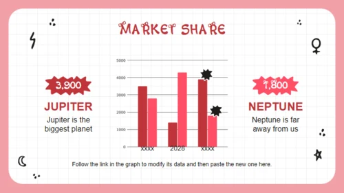 女孩力量卡通人物通用PPT模板