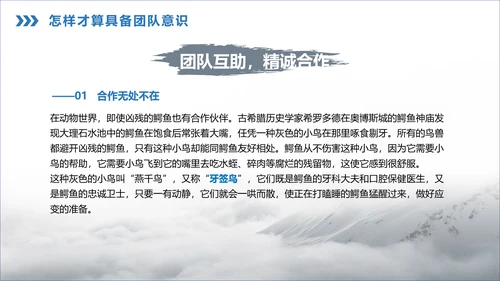 商务大气企业宣传团队精神建设PPT课件