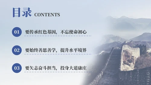 蓝色政党做一名新时代优秀的青年党员党课PPT党建
