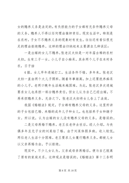 农民常用法律知识讲稿.docx