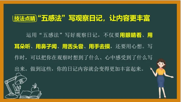 统编版语文四年级上册 第三单元习作：  写观察日记课件