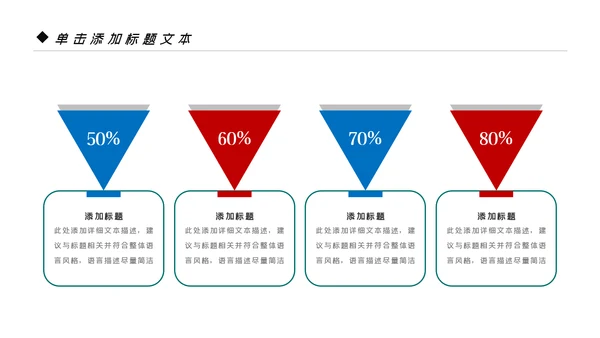 红蓝色银行理财计划总结汇报分析报告PPT模板