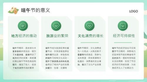 绿色中国风端午节日PPT