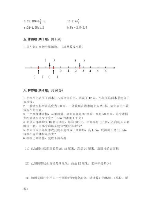 北京版六年级下册期末真题卷（考点提分）.docx