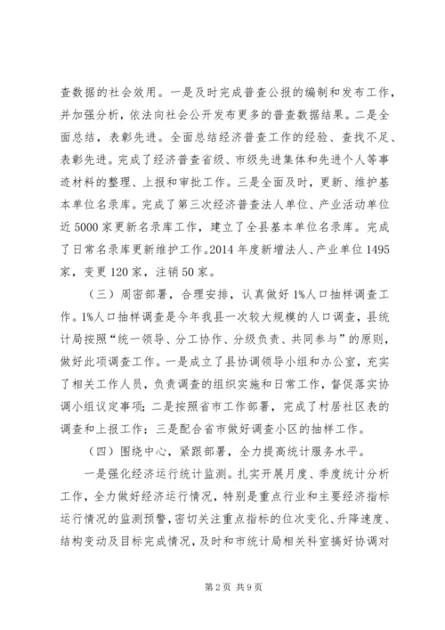 统计局半年工作总结及下半年工作计划精编.docx