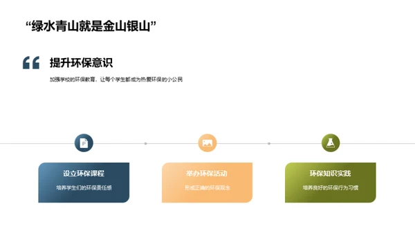 绿色校园育新人