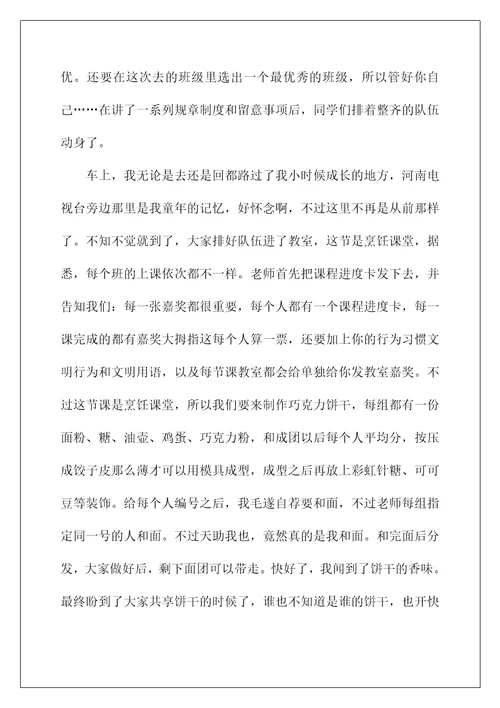 2022一次社会实践作文85