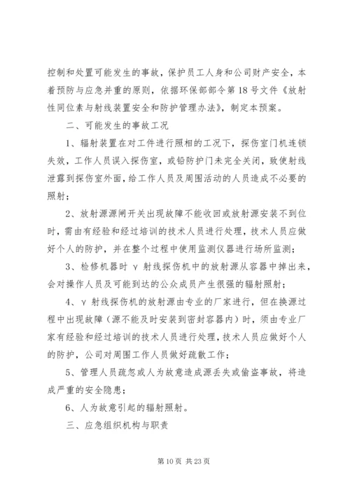 辐射安全应急预案 (2).docx