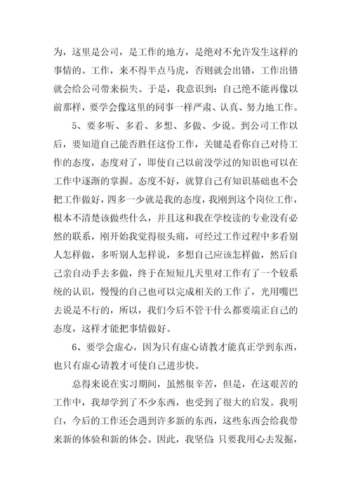 会计系毕业实习报告